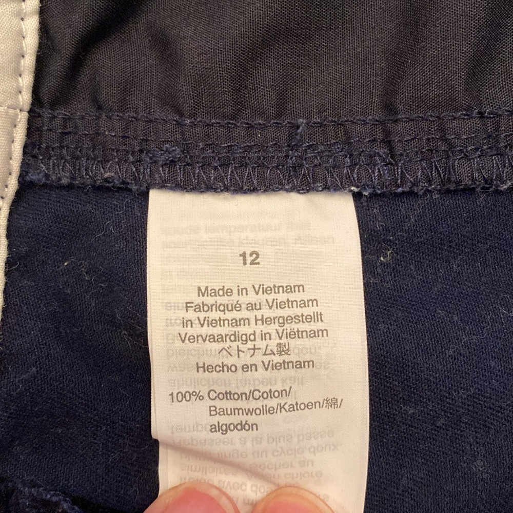 J CREW WOMENS Navy SHORTS SIZE 12 - Picture 8 of 11